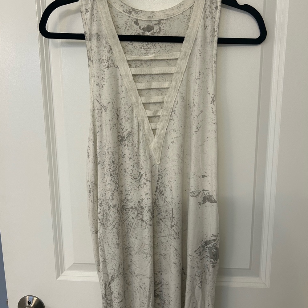 American Eagle Women’s Marble Print Sleeveless Tank Top Size Medium